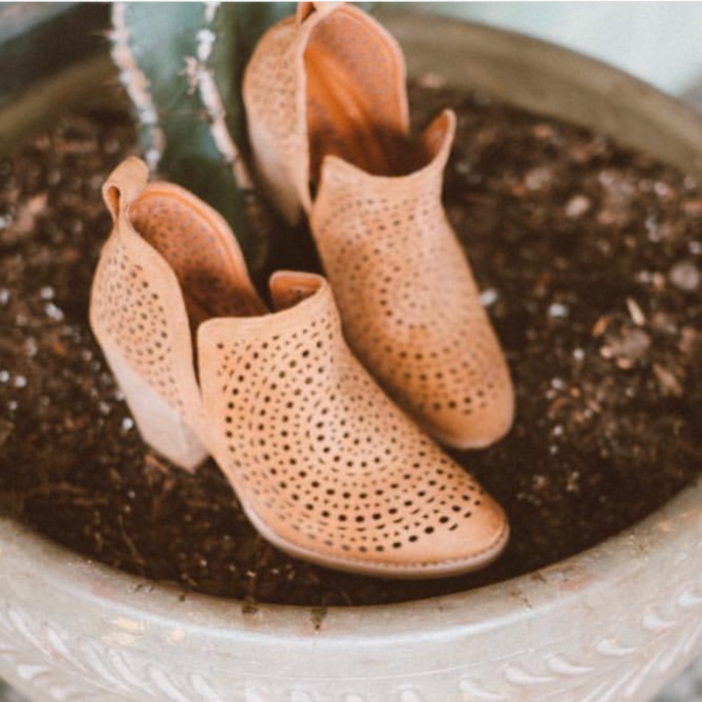 Suede booties